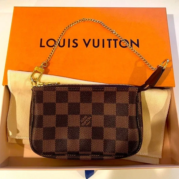 LOUIS VUITTON MINI POCHETTE ACCESSORIES *NEW IN BOX* - Picture 3 of 13